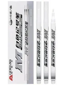 Маркер белый строительный (Перманентный) 3шт.