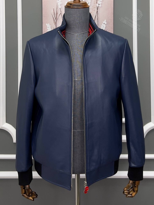 Кожаная куртка Kiton