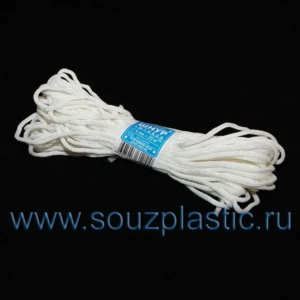 Шнур бытовой 4мм 25м