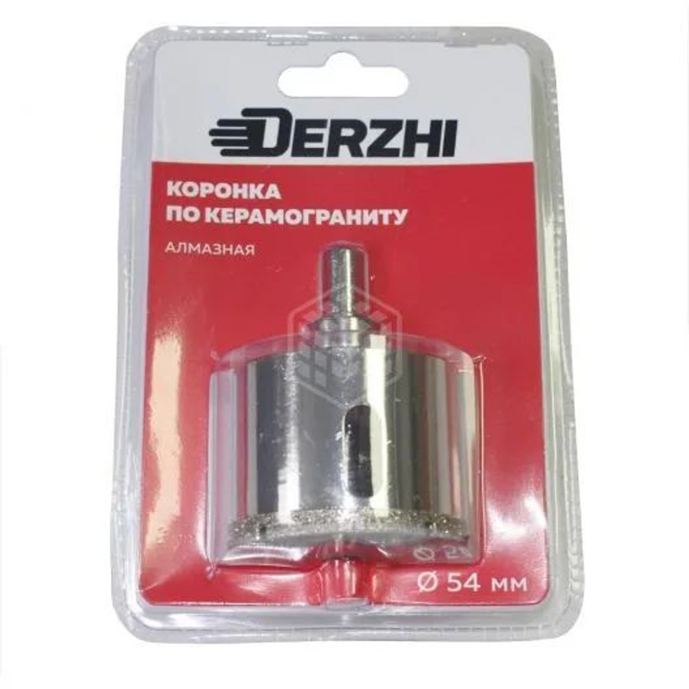 Коронка алмазная по керамограниту 68мм DERZHI 8307-007