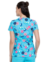 Топ медицинский женский Dickies DK700, единороги, XL