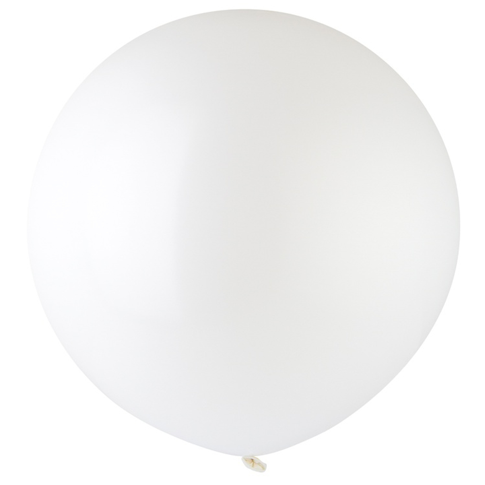 Шар латексный Пастель 160 см (Белый)