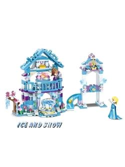 Конструктор Принцесс Замок Эльзы Холодное сердце 411 деталей
