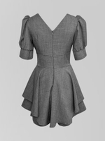 Комбинезон Perfemme однотонный с корсетом на талии и коротким рукавом