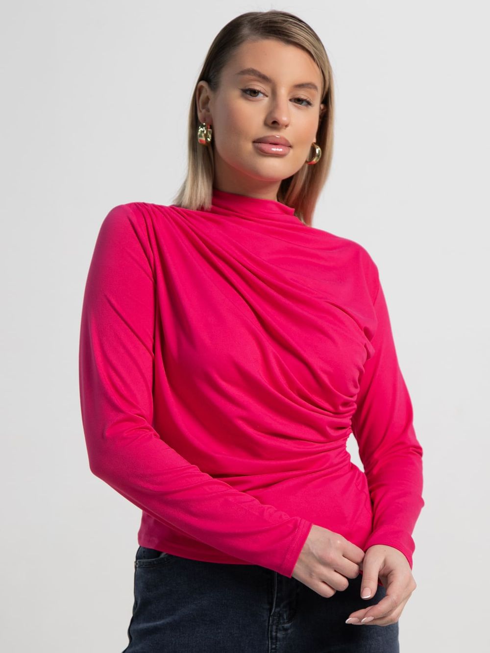 Лонгслив Тайна сердца (малиновый) Б15509-7М LT Collection