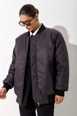 Куртка бомбер в цвете графит