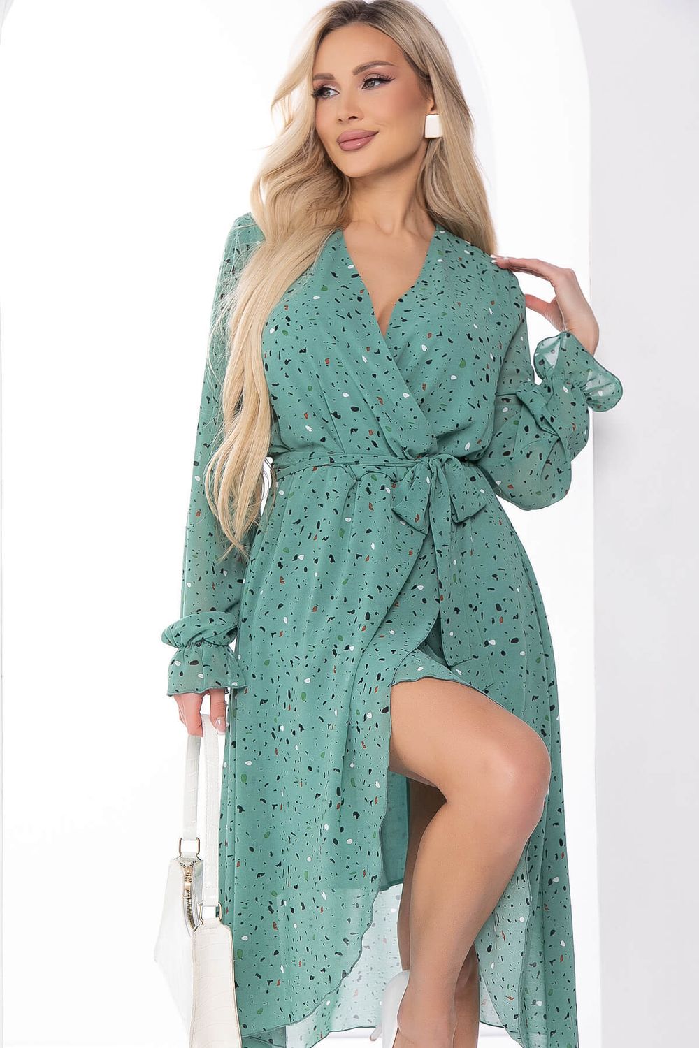 Платье "Весеннее настроение" (олива) П8243 LT Collection (Акция)