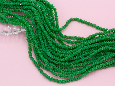 Нить бусин для украшений 4мм (ювелирное стекло)