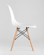 Стул Eames Style DSW белый (разборный каркас)