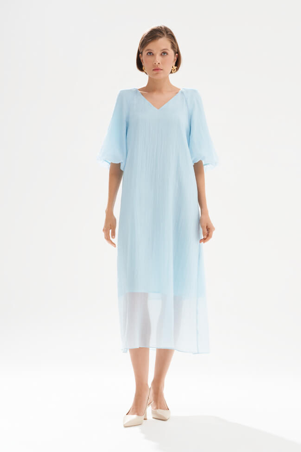 51743 Платье женское (голубой)