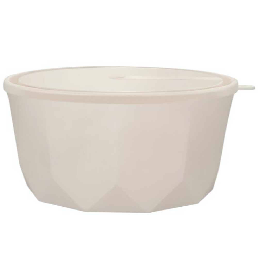 Салатник Plast Team STOCKHOLM с крышкой 4,6 л молочный туман