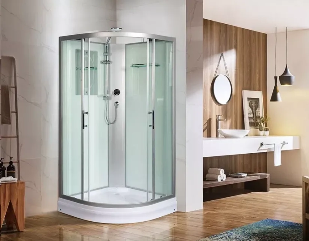 Душевая кабина WeltWasser (ВельтВассер) Werra 1001, с низким поддоном, 100x100x217