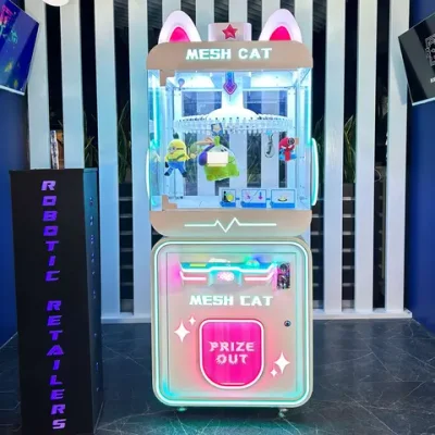 Призовой автомат прищепка «Mesh cat»