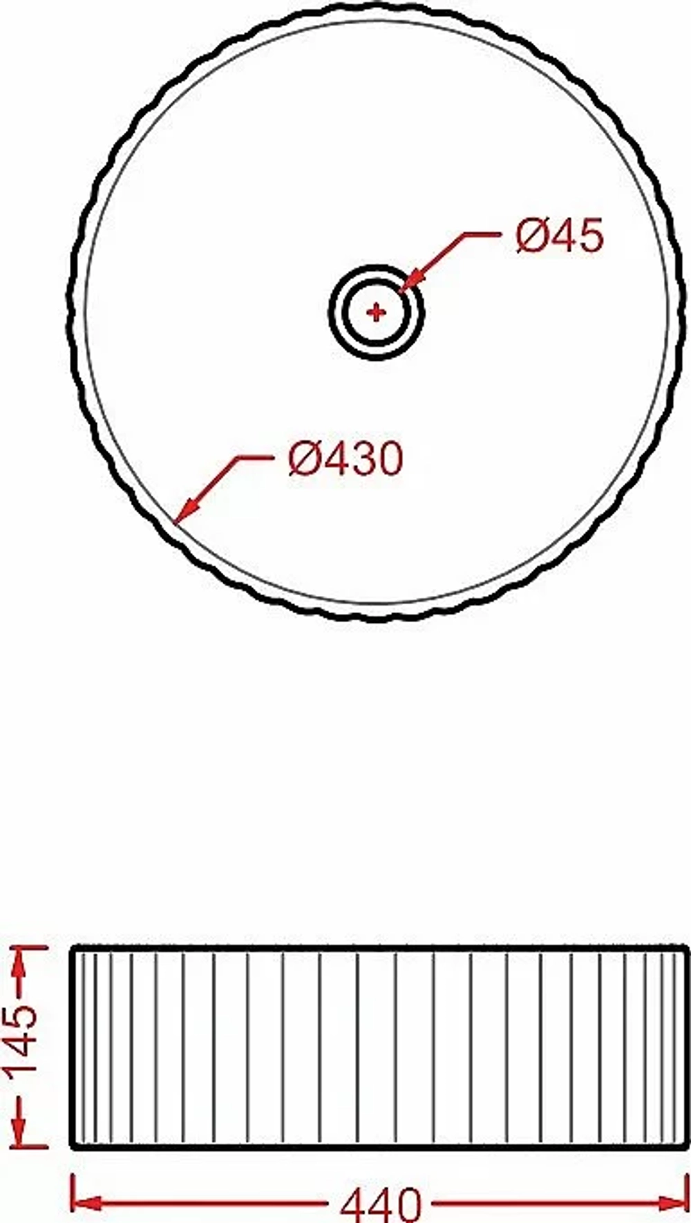 Раковина накладная Artceram Millerighe 44 OSL010 01 00 bi белая