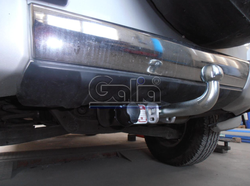 Фаркоп оцинкованный Galia M082A для Mitsubishi Pajero IV 2007-, Pajero III 2000-2007(паспорт и сертификат в комплекте)(без электрики)