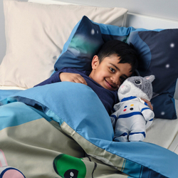 IKEA AFTONSPARV  (ИКЕА АФТОНСПАРВ)  -  Плюшевый космонавт в скафандре, кот, 28 см