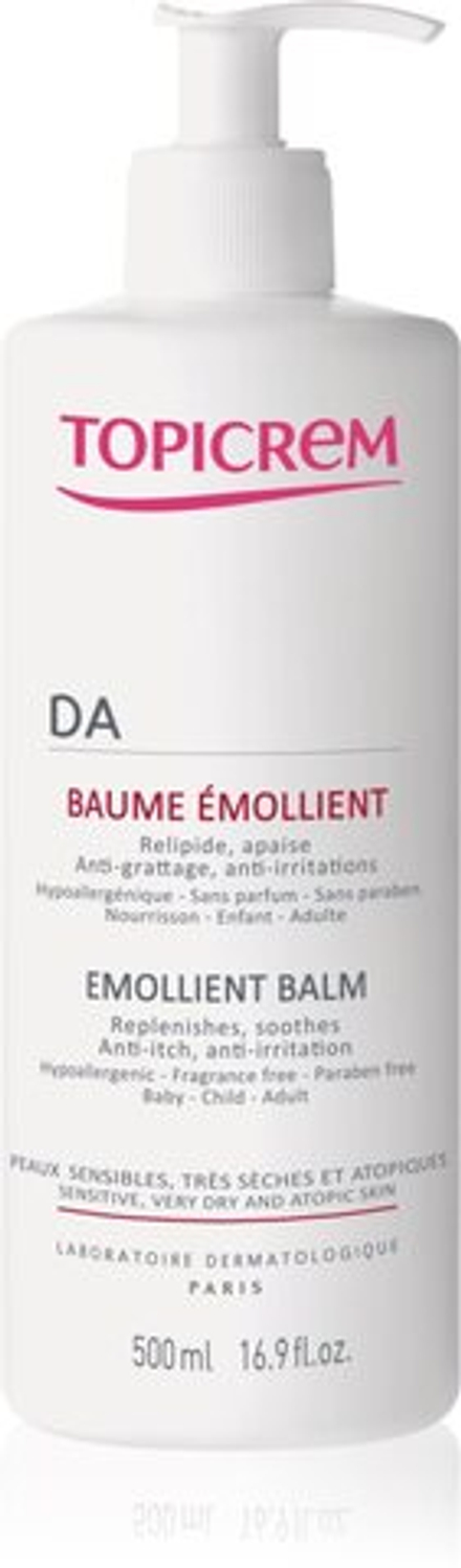 Topicrem AD Emollient Balm - ухаживающий бальзам для тела для сухой и атопичной кожи /   500  ml  / GTIN 3700281702736