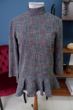 Блузка Zara с баской 42 размер