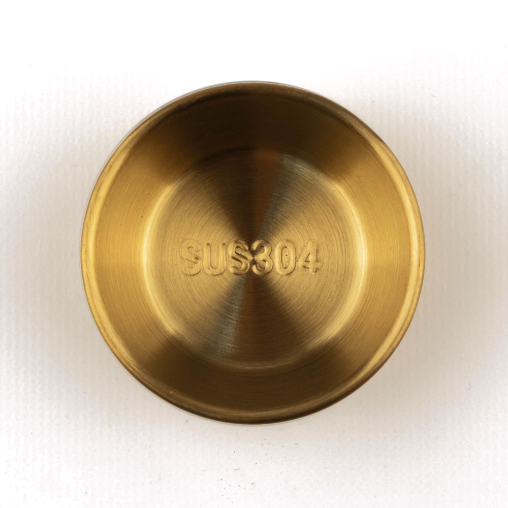 Соусник металлический d=6 см, V=50 мл, 304 нерж. сталь, золотистый CGPro CG11134gold