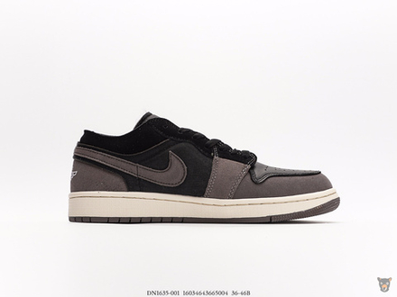 Кроссовки Nike Air Jordan 1 Low Craft "Black Inside Out"