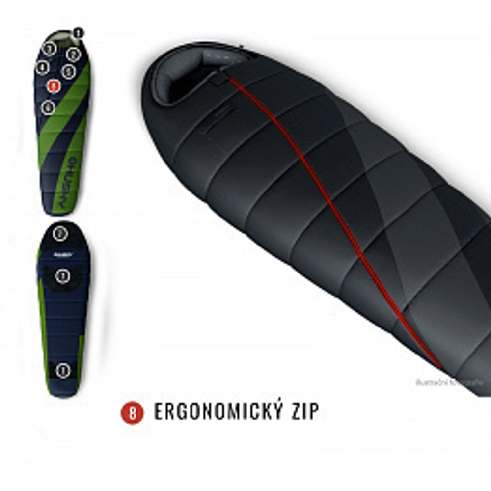 СПАЛЬНЫЙ МЕШОК HUSKY ESPACE -6°С 210х85см