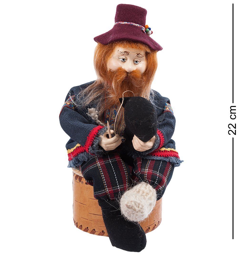 Народные промыслы RK-726 Кукла-шкатулка «Дедуся»