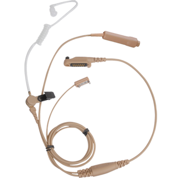 Hytera EAN21-P Гарнитура, 3-проводная, тангента/микрофон/наушник (прозрачная акустическая трубка), цвет бежевый