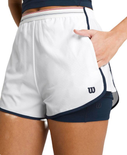 Женские Шорты теннисные Wilson Heir Unlined Short - bright white