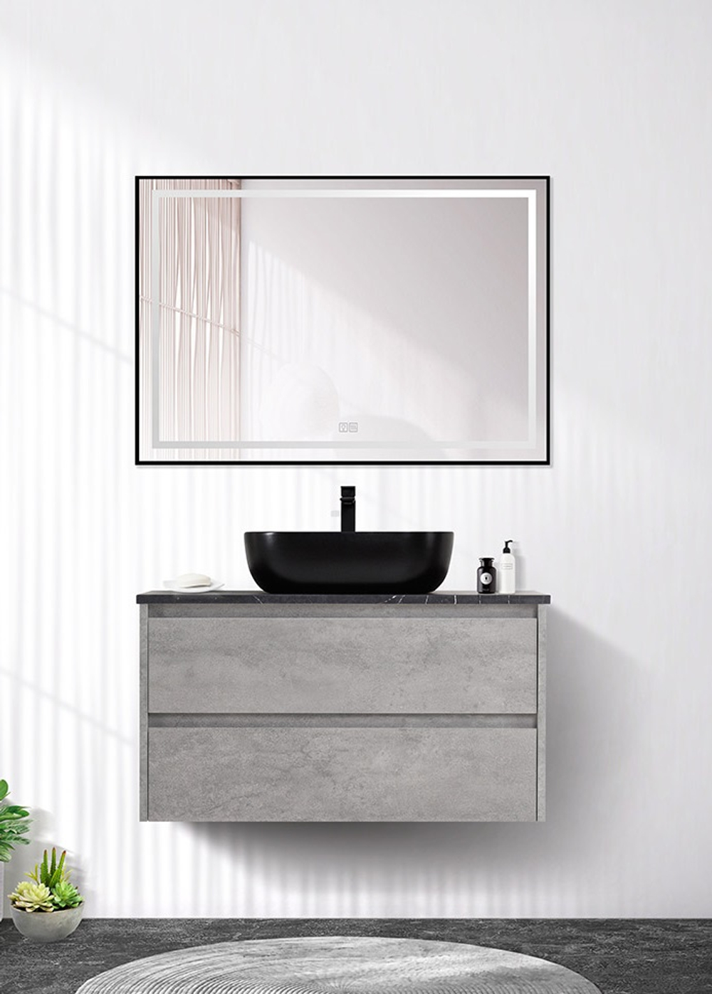 Тумба подвесная под столешницу BelBagno KRAFT-800-2C-SO-CG