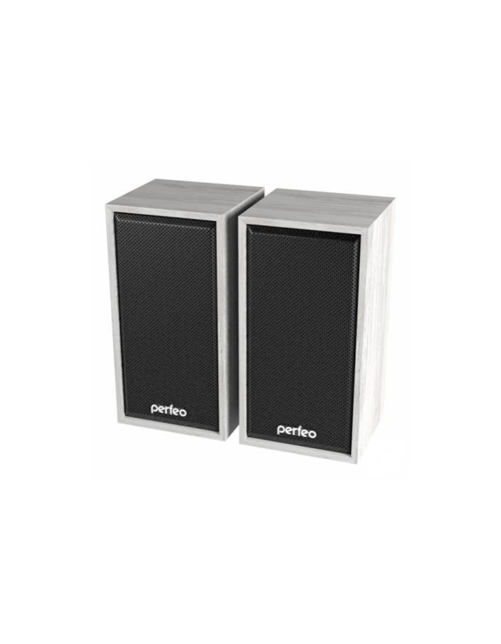 Perfeo колонки "CABINET" 2.0, мощность 2х3 Вт (RMS), белый дуб, USB