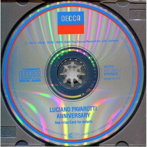 Luciano Pavarotti / Anniversary (CD)