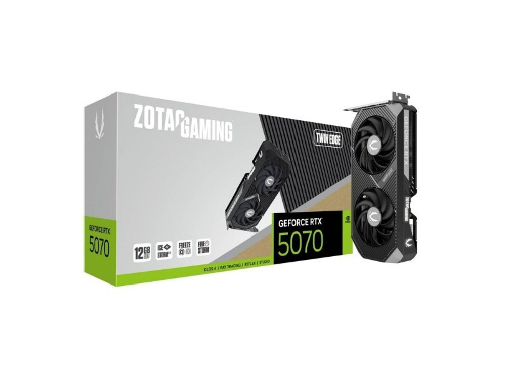 Видеокарта Zotac Nvidia GeForce RTX 5070 TWIN EDGE [ZT-B50700E-10P]