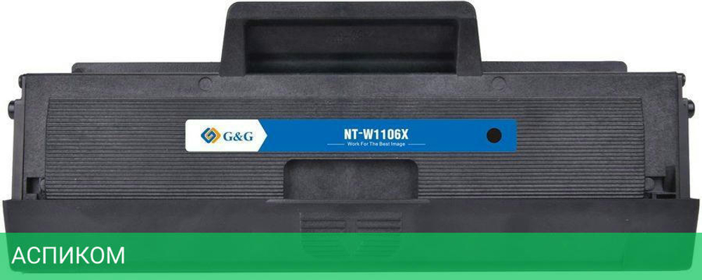 Картридж G&G GG-W1106X черный