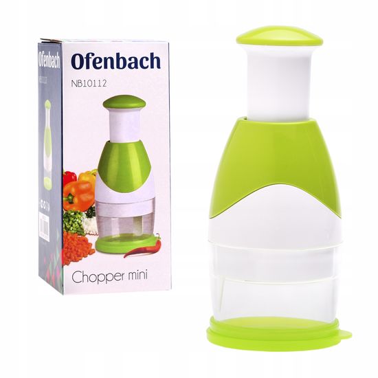 Мини-измельчитель чоппер для чеснока и овощей Ofenbach NB 10112