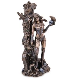 WS-1271 Статуэтка-подсвечник в стиле Фэнтези «Возвышение»