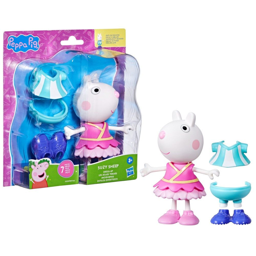 Hasbro Świnka Peppa - Овца Suzy Фигурка для переодевания + аксессуары G0330