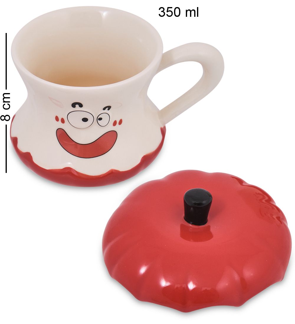 MUG-449/2 Кружка «Хитрый фрукт», красный
