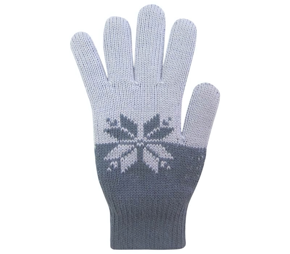 Перчатки "31 Декабря" сиреневый/джинс р.16, 1 шт.