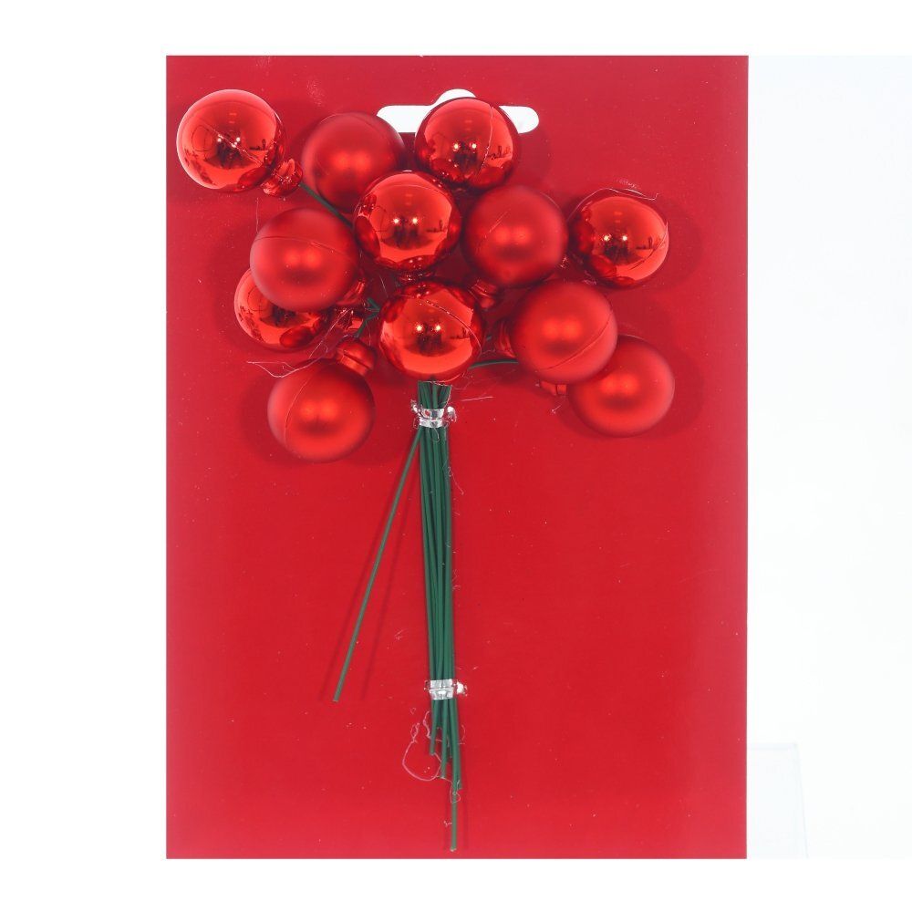 GAEM Набор из 12 шт, Изделие декоративное "Ягоды" (20мм), L9 W4 H15 см