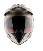 Шлем AXOR X-CROSS DUAL VISOR NR, с визором, цвет никель (L)