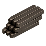 KING TONY (11409SQ04) Набор ударных клейм 4 мм, цифры, 9 предметов