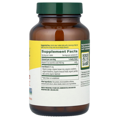 MegaFood, Ultra C-400, 60 таблеток