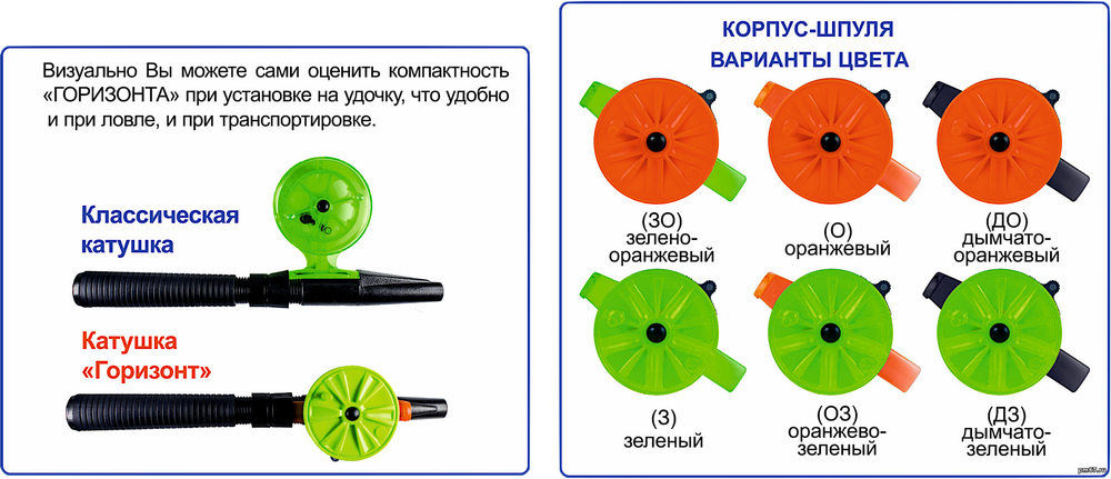 Катушка проводочная Winter House WHZ-H (WHA-H) 65 Дымч.-Оранжевая MB-FR-102