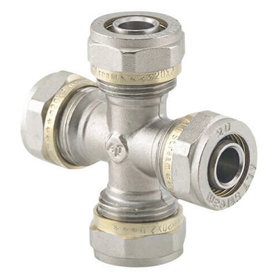 Крестовина цанговая AltStream 20x20x20x20