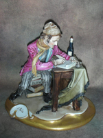 Статуэтка. Фарфор. Поэт. Capodimonte. Италия