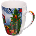 Кружка керамическая 370мл «Загадочный Дракон» с ложкой в подарочной коробке