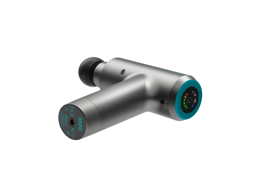 Перкуссионный Массажер FLOW MINI (NEON BLUE)