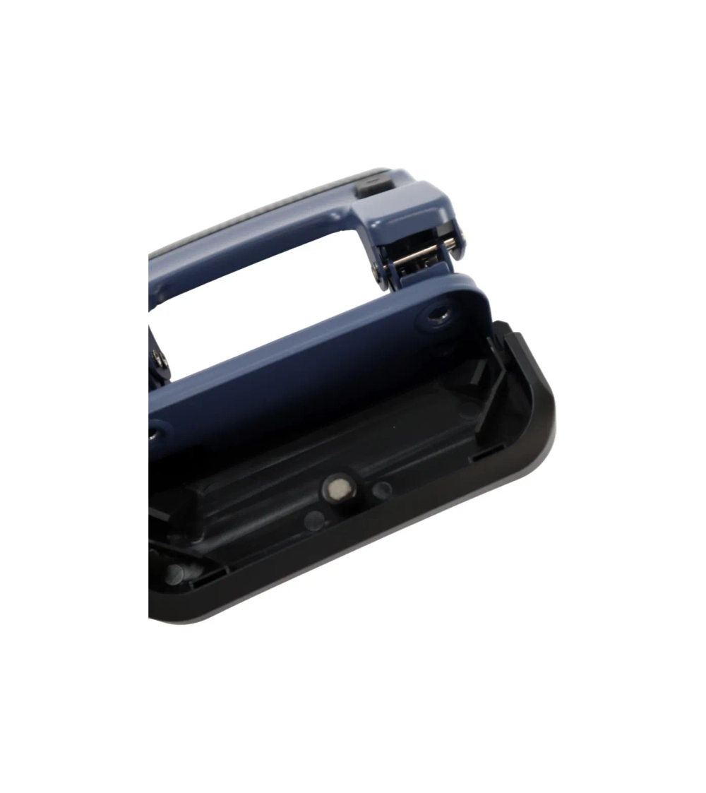 Дырокол 30л. KW-trio металл, синий, с линейкой 0916BLU