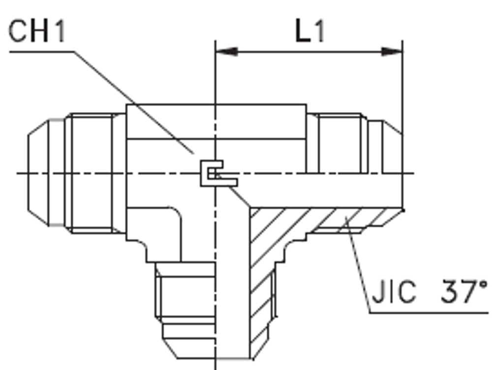 Соединение PT JIC 1/2"