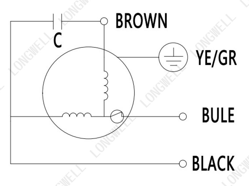Мотор-колесо LWBA2E190-072NS-01